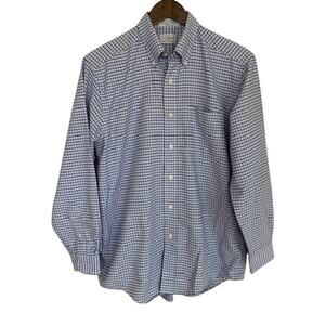 L.L. Bean Blue and White Button Down Shirt - Size 15/33